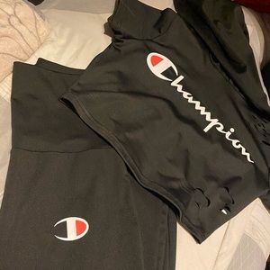 Work out suit top and bottom